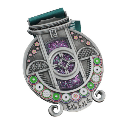 高档金属奖牌定做 定制马拉松运动会锌合金奖牌比赛活动纪念勋章