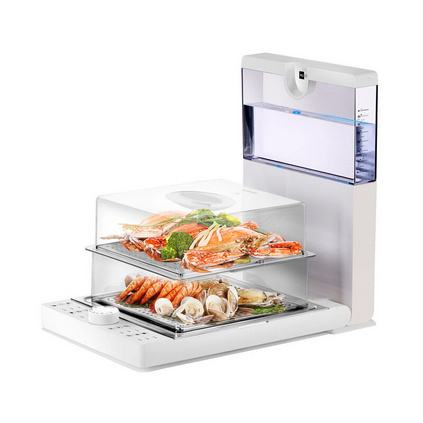 米技（MIJI）折叠蒸汽料理机电蒸笼电蒸锅电蒸箱定制
