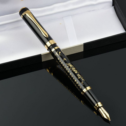 罗氏美工笔硬笔书法笔金属弯尖钢笔商办公签字笔定制