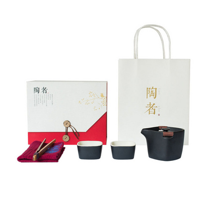 陶瓷一壶二杯茶具礼品礼盒套装高档送礼茶具刻字定制