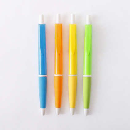 定制彩壳圆珠笔印刷LOGO 广告笔批发 创意文具办公商务宣传笔定制