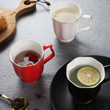 高档咖啡杯优质骨瓷杯定制欧式茶具陶瓷杯马克杯
