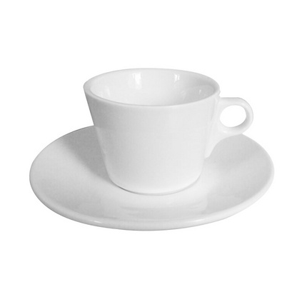 简约陶瓷杯套装出口欧洲强化瓷咖啡杯碟套装定制