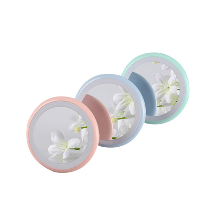 创意指环化妆镜带灯便携随身折叠led化妆镜小镜子定制