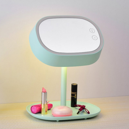 创意化妆镜台灯led梳妆储物灯定制