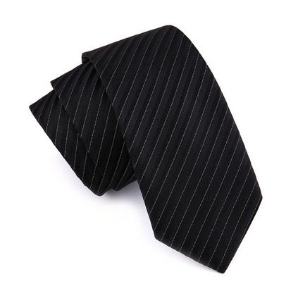 韩版商务7cm正装领带 男士涤纶丝领带定制