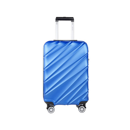 ELLE (她) 20寸 蓝色万向轮斜纹时尚拉杆箱商务时尚旅行箱定制