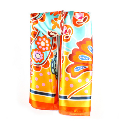 新款韩版披肩女士花卉夏季防晒围巾定制