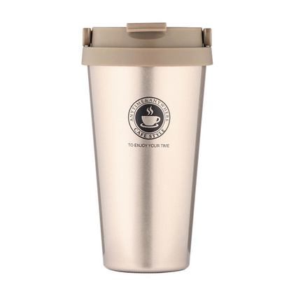 優宜家（E UE+）UE-0732 304不锈钢随行杯便携提手保温水杯咖啡杯情侣杯办公杯定制