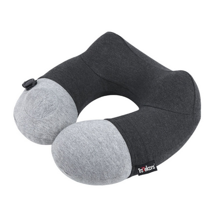 商旅宝按压充气护颈枕缓解颈椎压力出行U型枕定制