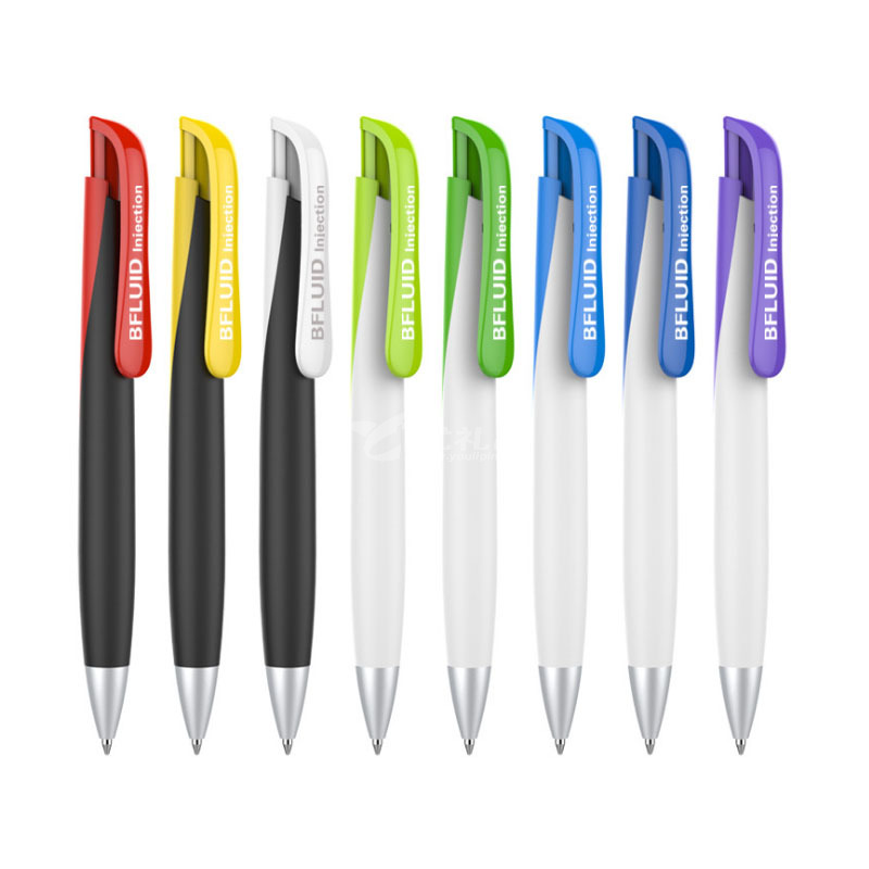 Waltz创意按动黑色圆珠笔塑料促销广告笔定制 Waltz创意按动黑色圆珠笔塑料促销广告笔定制