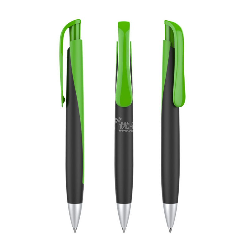 Waltz创意按动黑色圆珠笔塑料促销广告笔定制 Waltz创意按动黑色圆珠笔塑料促销广告笔定制