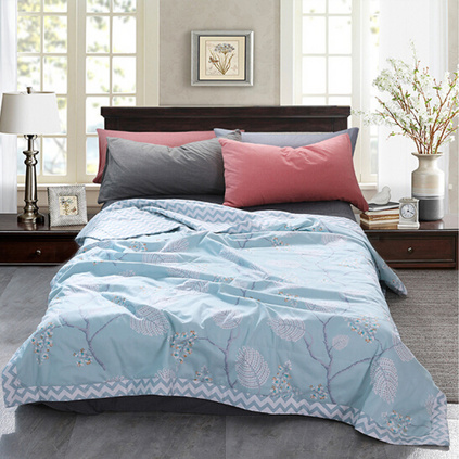 乔德家纺 全棉桑蚕丝夏被空调被定制 弗雷亚 152*210cm