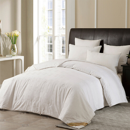 乔德家纺全 梦醒时分棉小提花经典桑蚕丝被定制