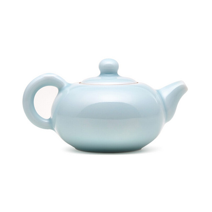 堂悦坊 龙泉青瓷听雨茶具套装创意茶杯茶壶组合礼盒装定制