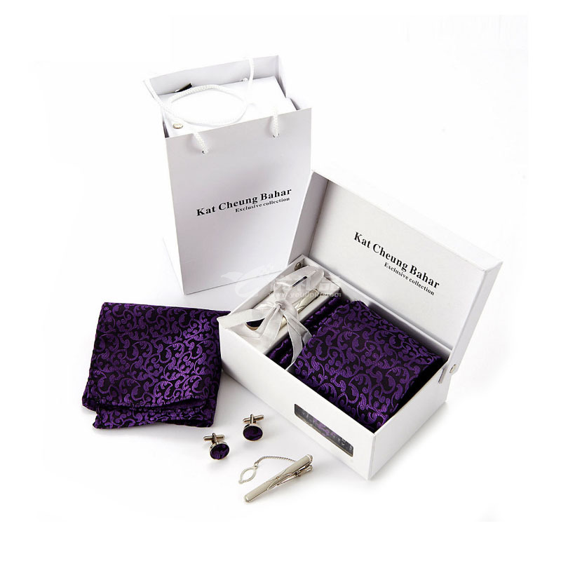 8.5CM商务领带男士领带套装 涤丝领带礼盒定制 8.5CM商务领带男士领带套装 涤丝领带礼盒定制