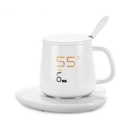 贝丽55度暖暖杯抖音生日礼物恒温宝办公室加热杯垫暖奶恒温杯加热杯定制