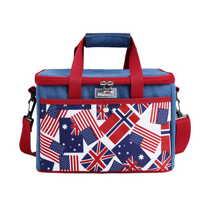 12L户外单肩野餐保温袋大容量送餐保温外卖箱冷藏保冷保鲜冰包定制