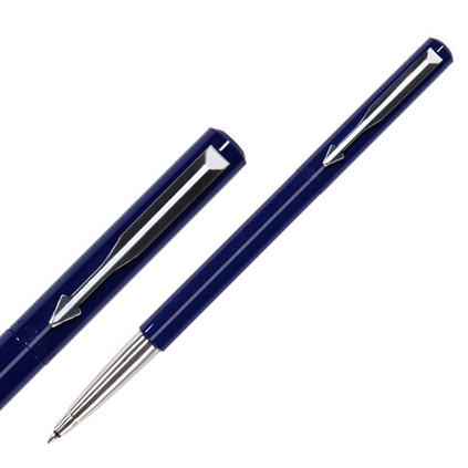 派克笔PARKER/ 威雅蓝色胶杆宝珠笔定制