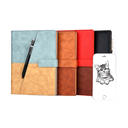 Elfinbook X皮面本App备份管理智能纸质笔记本可重复书写绘画手抄本定制