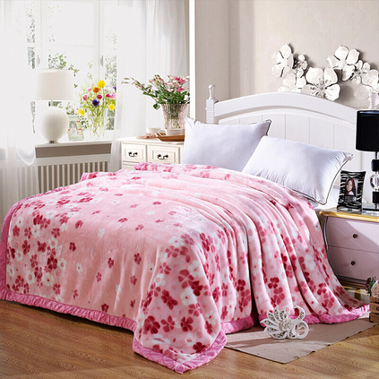 北极绒 欧式风情毯 时尚加厚双层家居毯定制 苏美尔 150x200cm