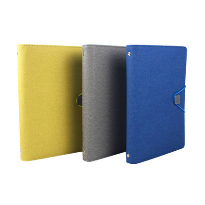 创意充电宝移动电源记事本定制多功能带电源活页A5笔记本子商务礼品定制