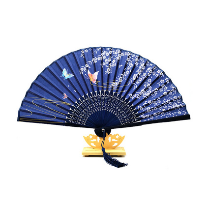 竹质二青折叠扇中国古风扇子折扇学生扇子礼品定制