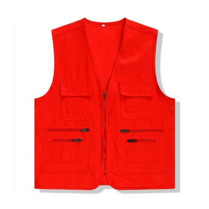 多口袋马甲定制导演摄影工作职业钓鱼外套定做