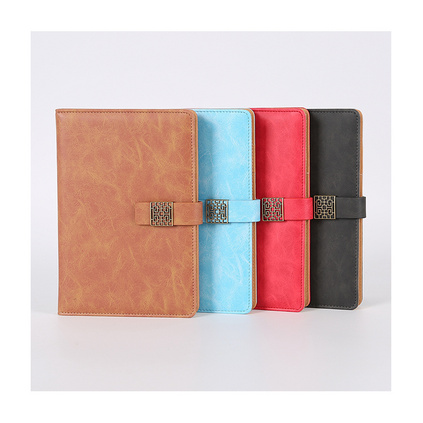 a5带扣笔记本子商务礼盒套装文具办公仿皮记事本定制