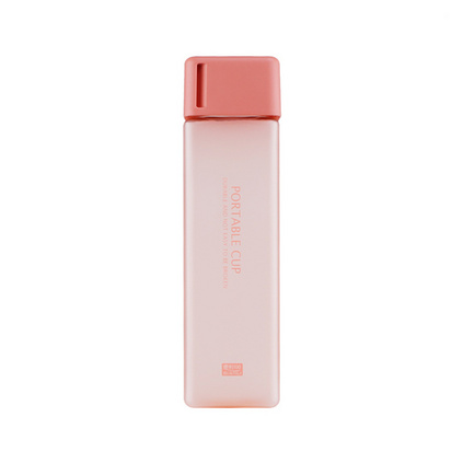 便利100方形塑料水杯480ml 摔不破个性创意磨砂杯定制