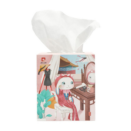 格格爱上班 全棉干湿两用洗脸巾4盒装 故宫联合开发洗脸巾定制