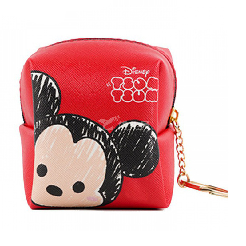 米奇米妮立方体存钱袋 钱包小方包零钱包卡通儿童钱包存钱袋定制