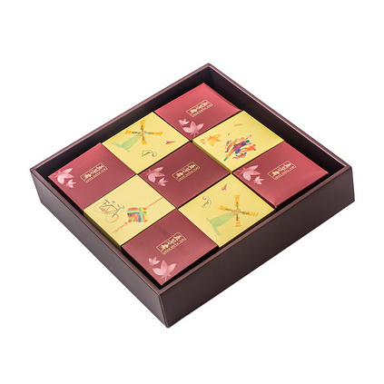 五芳斋广式月饼礼盒装蛋黄莲蓉多口味中秋月饼礼盒定制
