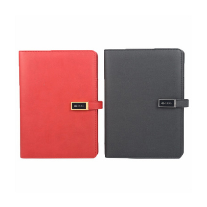 多功能商务笔记本 本子文具充电宝发光记事本 会议记录本大容量充电记事本定制