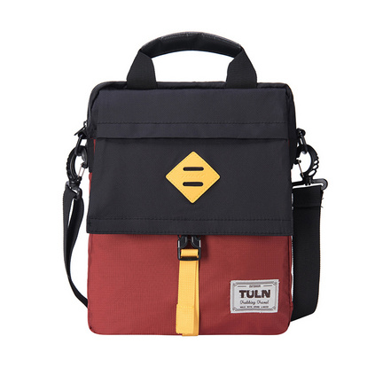 新款潮流男士单肩斜挎包 竖款百搭时尚手提包 休闲挎包定制