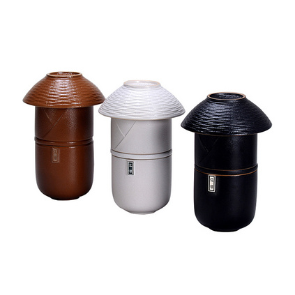 便捷式黑陶茶具4件套江湖旅行快客杯石头釉多滤孔茶具套装定制