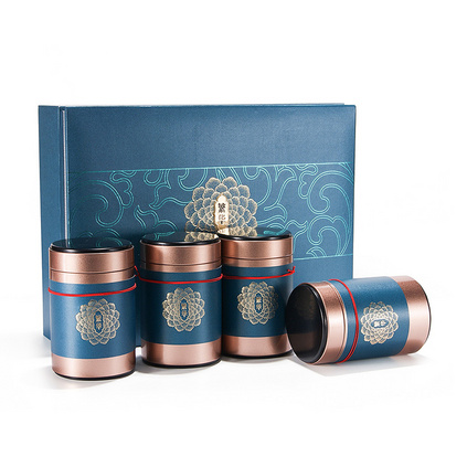 创意通用红茶绿茶小罐茶叶礼盒包装空盒高档茶叶罐礼盒定制