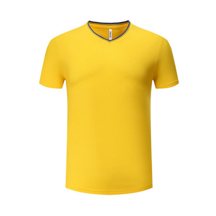 新款T恤logo定制短袖工作服印字工衣diyV领广告衫定制