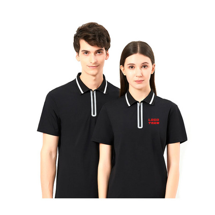 POLO衫定制logo短袖工作服印字工衣diy夏季新款翻领广告T恤衫定做