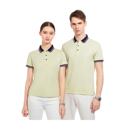 POLO衫定制logo短袖工作服印字工衣diy夏季新款活动翻领T恤衫定做