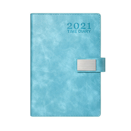 2021年日程本 每日计划本 日历记事本 商务工作日志笔记本子定制