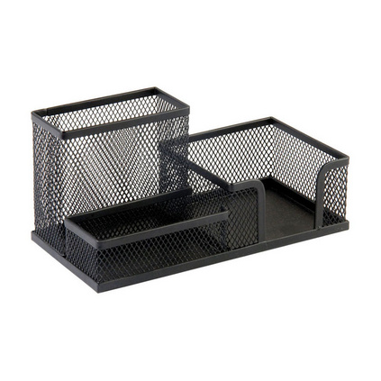 金属黑色创意多功能组合笔筒桌面收纳笔桶铁艺文具收纳架定制