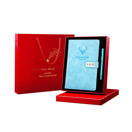 商务笔记本子礼盒套装 创意礼品记事本会议记录本定制