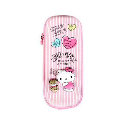 HelloKitty儿童笔袋 3d文具盒 小学生大容量可爱卡通ins铅笔袋定制