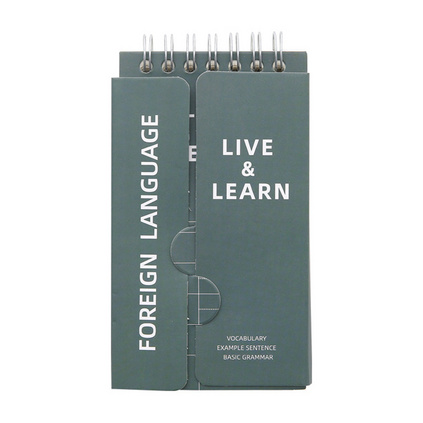 英语单词本口袋随身记便签本学生考研便携单词本线圈本定制