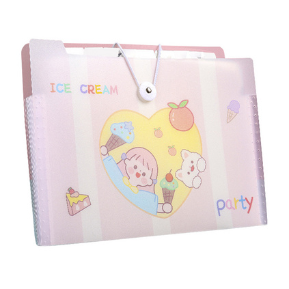 风琴包试卷袋收纳册卷子整理袋可爱a4文件夹透明资料夹定制