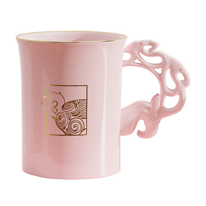 一个人的星球金怪兽马克杯高颜值咖啡杯创意杯子可爱陶瓷马克杯定制