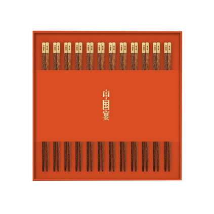 高端礼品红木筷子 家用高档实木无漆无蜡乌木筷子定制