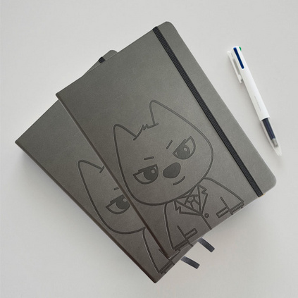 A5大号笔记本文艺精致简约大学生日记本商务办公工作会议开会记录记事本加厚定制可印LOGO