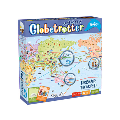 Yaofish环球旅行家儿童桌游 世界之旅小学生地理启蒙益智玩具定制